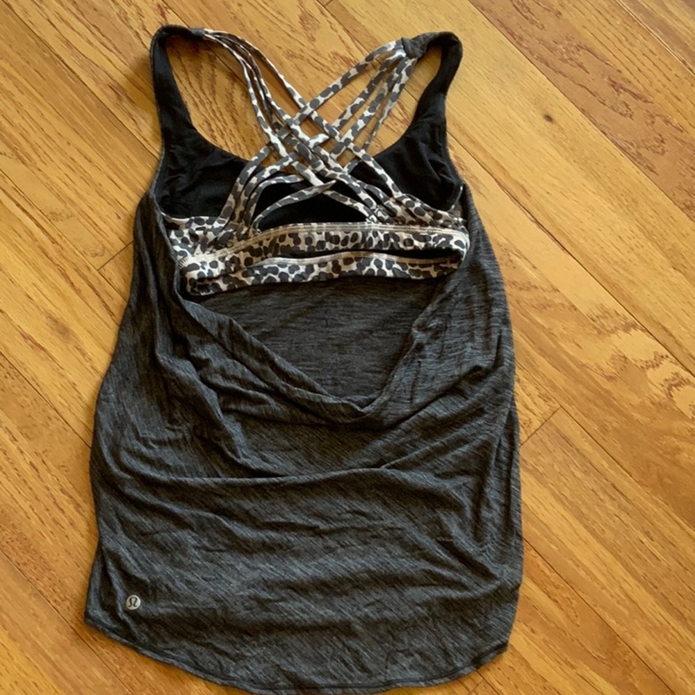 Lululemon built in bra top